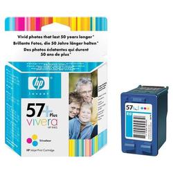 HP (Hewlett-Packard) HP No. 57 Plus Tri-Color Ink Cartridge with Vivera Inks - Color