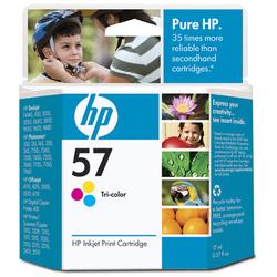 HEWLETT PACKARD HP No. 57 Tri-Color Ink Cartridge - 400 Pages - Cyan, Magenta, Yellow