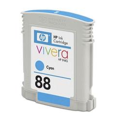 HEWLETT PACKARD HP No. 88 Cyan Ink Cartridge with Vivera Ink For Officejet Pro K550 Series Printers - Cyan