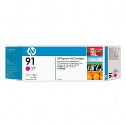 HEWLETT PACKARD - INK SAP HP No. 91 Pigment Magenta Ink Cartridge For Designjet Z6100 Series Printers - Magenta