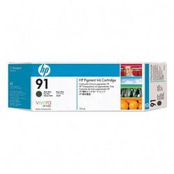 HEWLETT PACKARD - INK SAP HP No. 91 Pigment Matte Black Ink Cartridge For Designjet Z6100 Series Printers - Matte Black