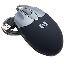 HP Optical Travel Mouse - Optical - USB