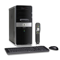 HP Pavilion Elite m9080n Desktop Computer 2.4 GHz Intel Core 2 Quad Q6600 CPU 3 GB (2x1 GB, 2x 512MB) RAM 1 TB (2x500 GB) SATA HD SuperMulti DVD Burner