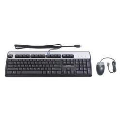 HEWLETT PACKARD HP USB Keyboard and Mouse - Keyboard - Cable - Mouse - Type A - USB - Keyboard, Type A - USB - Mouse