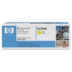 HEWLETT PACKARD - LASER JET TONERS HP Yellow Toner Cartridge - Yellow (C4194A-KIT)