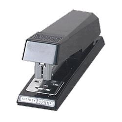 Stanley Bostitch Half Strip Stapler, Standard Type, 105 Cap, Black (BOSB600BK)