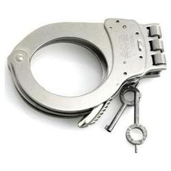 Smith & Wesson Handcuff, Hinged, Nickel