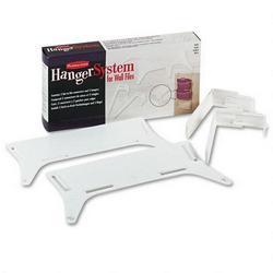 RubberMaid Hanger System for Unbreakable Wall Files, White (RUB65990)