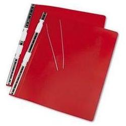 Acco Brands Inc. Hanging Data Binder with ACCOHIDE® Covers for 14-7/8 x 11 Sheets, Executive Red (ACC56079)