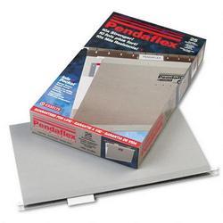 Esselte Pendaflex Corp. Hanging Folder, Reinforced with InfoPocket®, Gray, 1/5 Tab, Legal, 25/Box (ESS415315GRA)