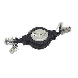 HAWKING TECHNOLOGIES Hawking R-Series Ethernet and Phone Retractable Cable - 5ft