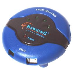 Hawking Tech. Hawking USB Hub - 4 x 4-pin Type A - USB 2.0, 1 x 4-pin Type B - USB 2.0 - External