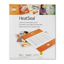 General Binding/Quartet Manufacturing. Co. HeatSeal® 9 x 11-1/2 Letter Size Laminating Pouches, 3 Mil, 50/Box (GBC3745690)