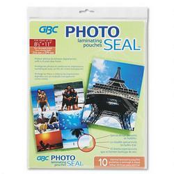 General Binding/Quartet Manufacturing. Co. HeatSeal® LongLife™ Premium 8-1/2 x 11 Photo Laminating Pouches, 5 Mil, 10/Box (GBC3747324)