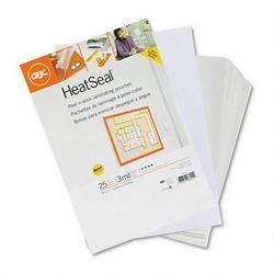 General Binding/Quartet Manufacturing. Co. HeatSeal® Peel-n-Stick Self-Adhesive Laminating Pouches, 9 x 11-1/2, 25/Pack (GBC3747191)