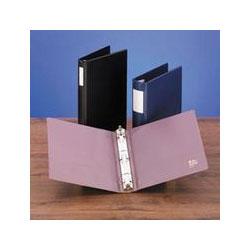 Avery-Dennison Heavy-Duty Binder, 3 Round Rings, 2 Capacity, Mauve (AVE06532)