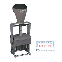 Shachihata Inc. U.S.A. Heavy Duty Self-Inking Line Dater, Received (SHA40311)