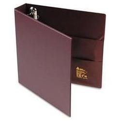 Avery-Dennison Heavy-Duty Vinyl EZD® Ring Reference Binder, 1-1/2 Capacity, Maroon (AVE79365)