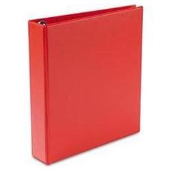 Avery-Dennison Heavy-Duty Vinyl EZD® Ring Reference Binder, 1-1/2 Capacity, Red (AVE79585)