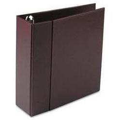 Avery-Dennison Heavy-Duty Vinyl EZD® Ring Reference Binder, 4 Capacity, Maroon (AVE79364)