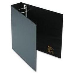 Avery-Dennison Heavy-Duty Vinyl EZD® Ring Reference Binder with Label Holder, 2 Cap., Black (AVE79992)