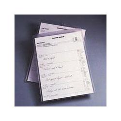 Avery-Dennison Heavy-Gauge Vinyl 9x12 Job Ticket Holders, Crystal Clear Front/Matte Back, 10/Pack (AVE75009)