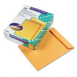Quality Park Products Heavyweight Catalog Envelopes, Gummed, Kraft, 28-lb., 10 x 13,100/Box (QUA41667)