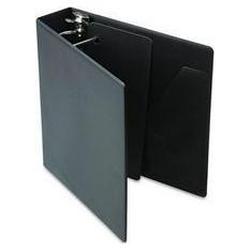 Cardinal Brands Inc. Heavyweight Vinyl Slant-D® Ring Binder with Spine Label Holder, 2 Cap., Black (CRD11522)