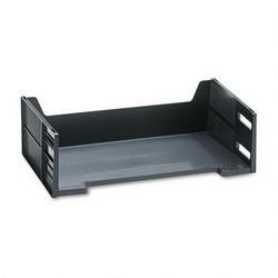 RubberMaid High-Capacity Side Load Stackable® Tray, 5-1/8 High, Legal, Black (RUB17621)