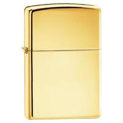 Zippo High Polish Brass, Plain