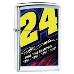 Zippo High Polish Chrome, #24 4 Time Champ