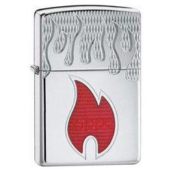 Zippo High Polish Chrome, Armor, Inferno