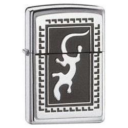 Zippo High Polish Chrome, Gecko