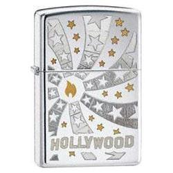 Zippo High Polish Chrome, Hollywood