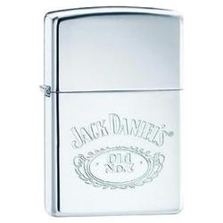 Zippo High Polish Chrome, Jack Daniel's