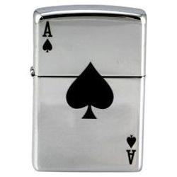 Zippo High Polish Chrome, Lucky Ace