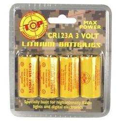 Tactical Operations Products High Power 3v Lithium Battery, 4 Pack