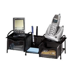 Eldon Office Products Holder, Wireless, Large, Mesh Steel, Black (ELDFG9C9300BLA)