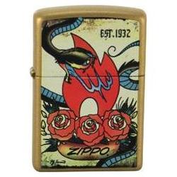 Zippo Honey Gold, Tattoo