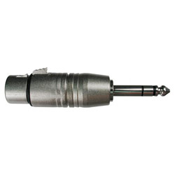 Hosa GXP-143 XLR Female to Balanced 1/4 Male Adapter