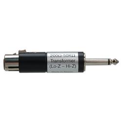 Hosa MIT-435 XLR Female LO-Z to 1/4 Male HI-Z Mic Transformer