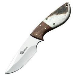 Boker Hunter, Stag/cocobolo Handle, Plain Leather Sheath