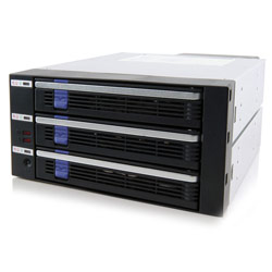 Icy Dock ICY DOCK MB453IPF 3 in 2 Multi Bay SAS/SATA I/II Aluminum Internal RAID Backplane Module - Black