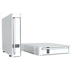 Icy Dock ICY DOCK MB559US-1S 3.5 SATA I/II to USB 2.0/eSATA Removable External HDD Enclosure - Pearl White