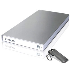 Icy Dock ICY DOCK MB663UB-1S 2.5 SATA to USB Ultra portable Screw-less External Hard Drive enclosure Silver