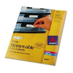 Avery-Dennison ID Laser Label,Rectangle,1/2 x1-3/4 ,2000/Pack,WE (AVE06467)