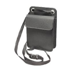 Baumgarten's ID Neck Pouch,Vertical,37 Lanyard,3-1/2 x3-3/4 x1 ,Black (BAU55160)