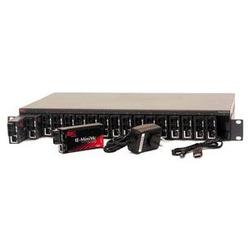IMC NETWORKS CORP. IMC IE-PowerTray/18 18-Slots Fiber Converter Chassis