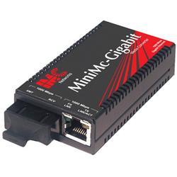 IMC NETWORKS CORP. IMC MiniMc-Gigabit Twisted Pair to Fiber Media Converter - 1 x RJ-45 , 1 x SC Duplex - 1000Base-T, 1000Base-LX (855-10733)