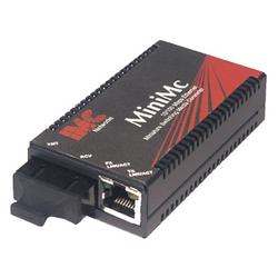IMC NETWORKS CORP. IMC MiniMc Twisted Pair to Fiber Media Converter - 1 x RJ-45 , 1 x ST Duplex - 10/100Base-TX, 100Base-FX (855-10622)